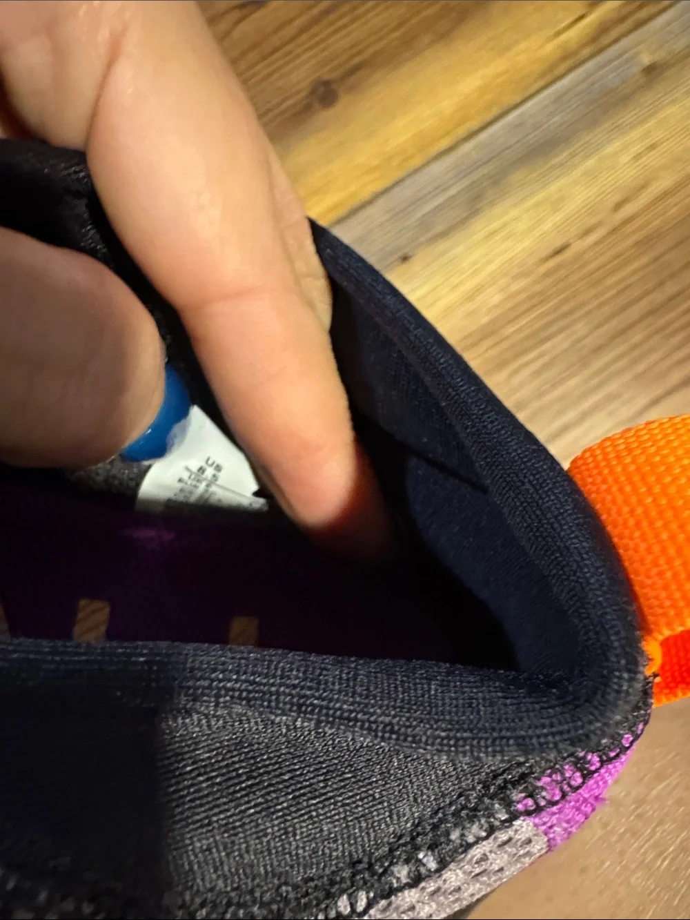 Nike Purple and Orange Trail Running Sneakers